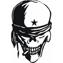 Sticker Master Skull Sticker 1 Oto Motor Pc Etiket