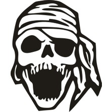 Sticker Master Mumya Kurukafa Sticker Oto Motor Pc Etiket