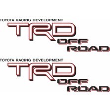 Sticker Master Toyota Jeep Trd Sticker Off Road Oto Motor Pc Etiket