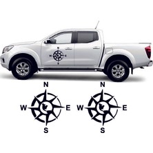 Sticker Master Pusula Sticker Oto Motor Pc Etiket