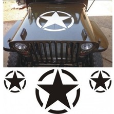 Sticker Master Army Jeep Sticker Set Oto Motor Pc Etiket