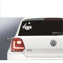 Sticker Master Ay Yıldız Türk Sticker Oto Motor Pc Etiket