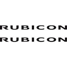 Sticker Master Rubicon Sticker Oto Motor Pc Etiket