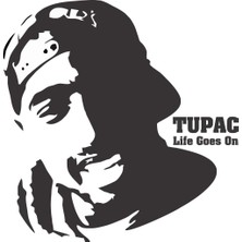 Sticker Master Tupac Sticker Oto Motor Pc Etiket