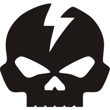 Sticker Master Kurukafa Sticker Oto Motor Pc Etiket