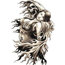 Sticker Master Skull And Women Sticker Oto Motor Pc Etiket