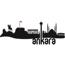Sticker Master Ankara Siluet Duvar Sticker 3 Oto Motor Pc Etiket