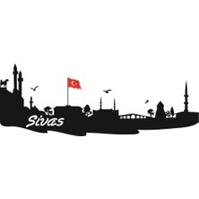Sticker Master Sivas Silueti Duvar Sticker Oto Motor Pc Etiket