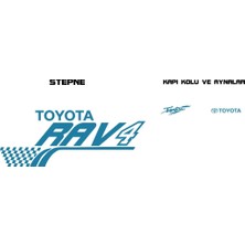 Sticker Master Toyota Rav 4 Sticker Set Oto Motor Pc Etiket