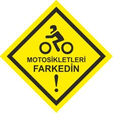 Sticker Master Motosikletlileri Farkedin Sticker Oto Motor Pc Etiket