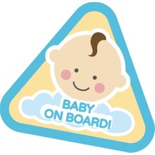 Sticker Master Baby On Board Sticker Oto Motor Pc Etiket