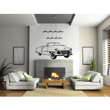 Sticker Master Vintage Open Roof Car Duvar Sticker Oto Motor Pc Etiket