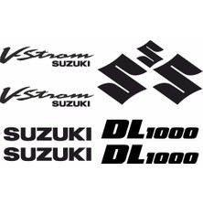 Sticker Master V-Strom DL 1000 Sticker Set Oto Motor Pc Etiket