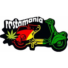 Sticker Master Rastamania Motosiklet Sticker Oto Motor Pc Etiket