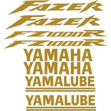 Sticker Master Yamaha Fazer 1000r Sticker Set Oto Motor Pc Etiket