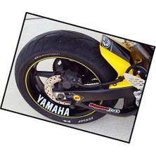 Sticker Master Yamaha Jant İçi Sticker Oto Motor Pc Etiket
