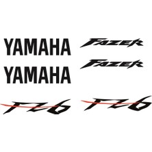 Sticker Master Yamaha Fz6 Sticker Set Oto Motor Pc Etiket