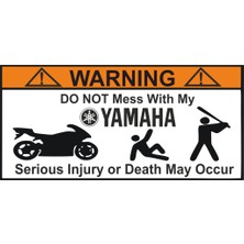 Sticker Master Yamahama Dokunma Sticker Oto Motor Pc Etiket