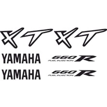 Sticker Master Yamaha Xt 660 Sticker Set Oto Motor Pc Etiket