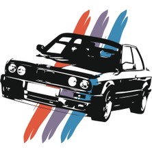 Sticker Master Bmw E-30 Sticker Oto Motor Pc Etiket