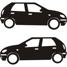 Sticker Master Fiat Palio Basık Araç Sticker Oto Motor Pc Etiket