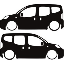 Sticker Master Peugeot Bipper Basık Araç Sticker Oto Motor Pc Etiket