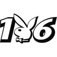 Sticker Master 106 Playboy Sticker Oto Motor Pc Etiket