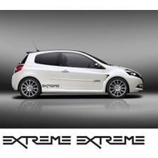 Sticker Master Renault Megane Extreme Sticker Oto Motor Pc Etiket