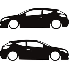 Sticker Master Megane 3 Sticker Oto Motor Pc Etiket