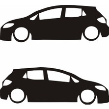 Sticker Master Toyota Auris Sticker Oto Motor Pc Etiket