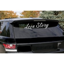 Sticker Master Love Story Sticker Oto Motor Pc Etiket