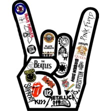 Sticker Master Punk İşaret Sticker Oto Motor Pc Etiket