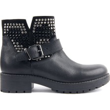 Sail Laker's Siyah Kadın Deri Bot