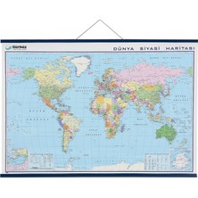 Gürbüz Dünya Siyasi Haritası 70x100 cm 22023