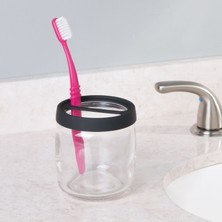 Bosphorus Diş Fırçalık Mat Siyah Kaplamalı Model Banyo Aksesuarı