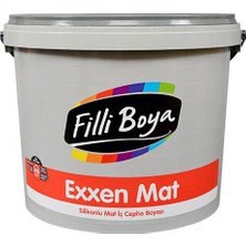 Filli Boya Exxen Mat Silikonlu Silinebilir Boya 2,5 Lt Beyaz