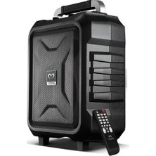 Magicvoice MV-2015 Max 300W USB-SD-BT Siyah 1E-1Y Mikrofonlu Aktif Hoparlör