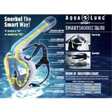 Aqua Sphere Aqua Lung Full Face Maske Şnorkel