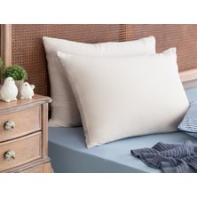 Madame Coco  Vallery Penye 2'li Yastık Kılıfı - Taş