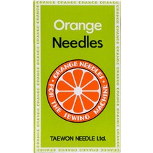 Orange Needles Ev Tipi Dikiş Makine İğnesi 12 Numara