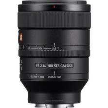 Sony 100mm f/2.8 STF GM OSS Lens (Sony Eurasia Garantili)