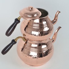 Mangal Sepetim Bakır Çaydanlık Battal (Jumbo)