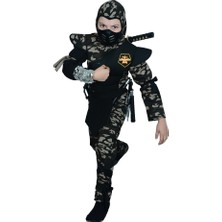 Hkostüm Askeri Komando Ninja Çocuk Kostümü 11-12 Yaş