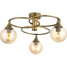 AVONNI AR-1661-3E Eskitme Kaplama Modern Avize E27 Metal Cam 60cm