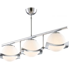 AVONNI AV-4117-3KY Krom Kaplama Modern Avize E27 Metal Cam 75x23cm