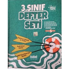 3. Sınıf Defter Seti - İlkokul - İsabet Yayınları