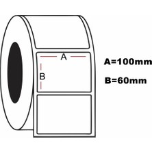 Seles Termal Barkod Etiketi 60X100 Mm