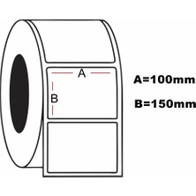 Seles Termal Barkod Etiketi 150X100 Mm