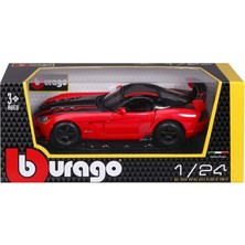 Burago 1/24 Ölçek Dodge Viper SRT 10 ACR Model Araba