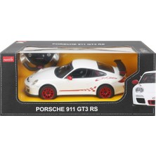 Rastar R/C 1/14 Uzaktan Kumandalı Porsche 911 GT3 RS Işıklı Araba - Beyaz